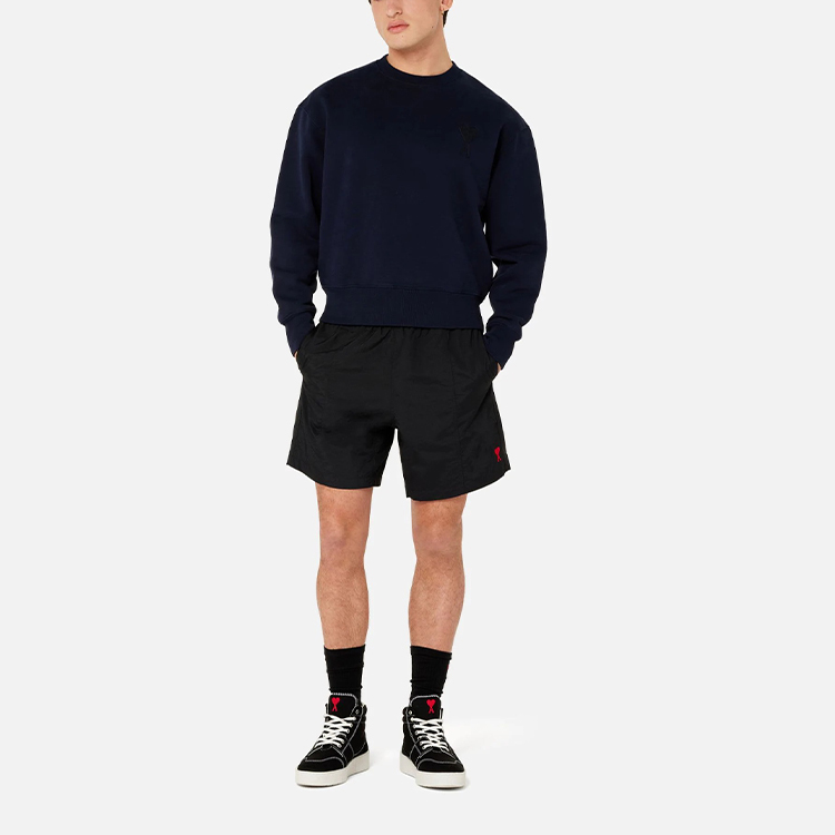 【代購】AMIPARIS Casual Shorts Men's Black Moderate A21HBW03393-001
