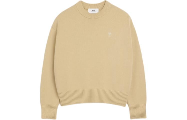 【代購】AMIPARIS SS24 Sweater Unisex Cream UKS028016-721