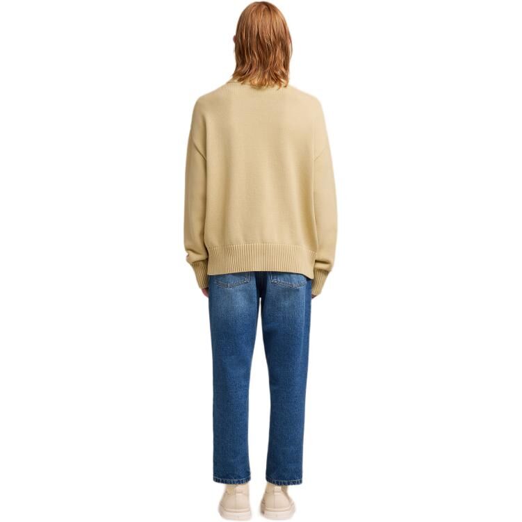 【代購】AMIPARIS SS24 Sweater Unisex Cream UKS028016-721