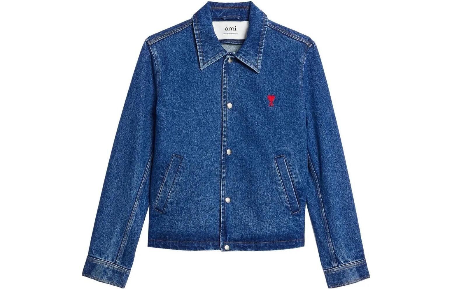 【代購】Ami Denim Jacket HJK205DE0001-480