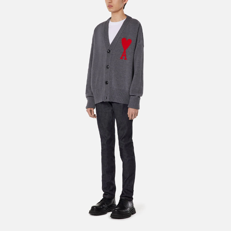 【代購】Ami Paris Logo Button Cardigan H21K303018-055