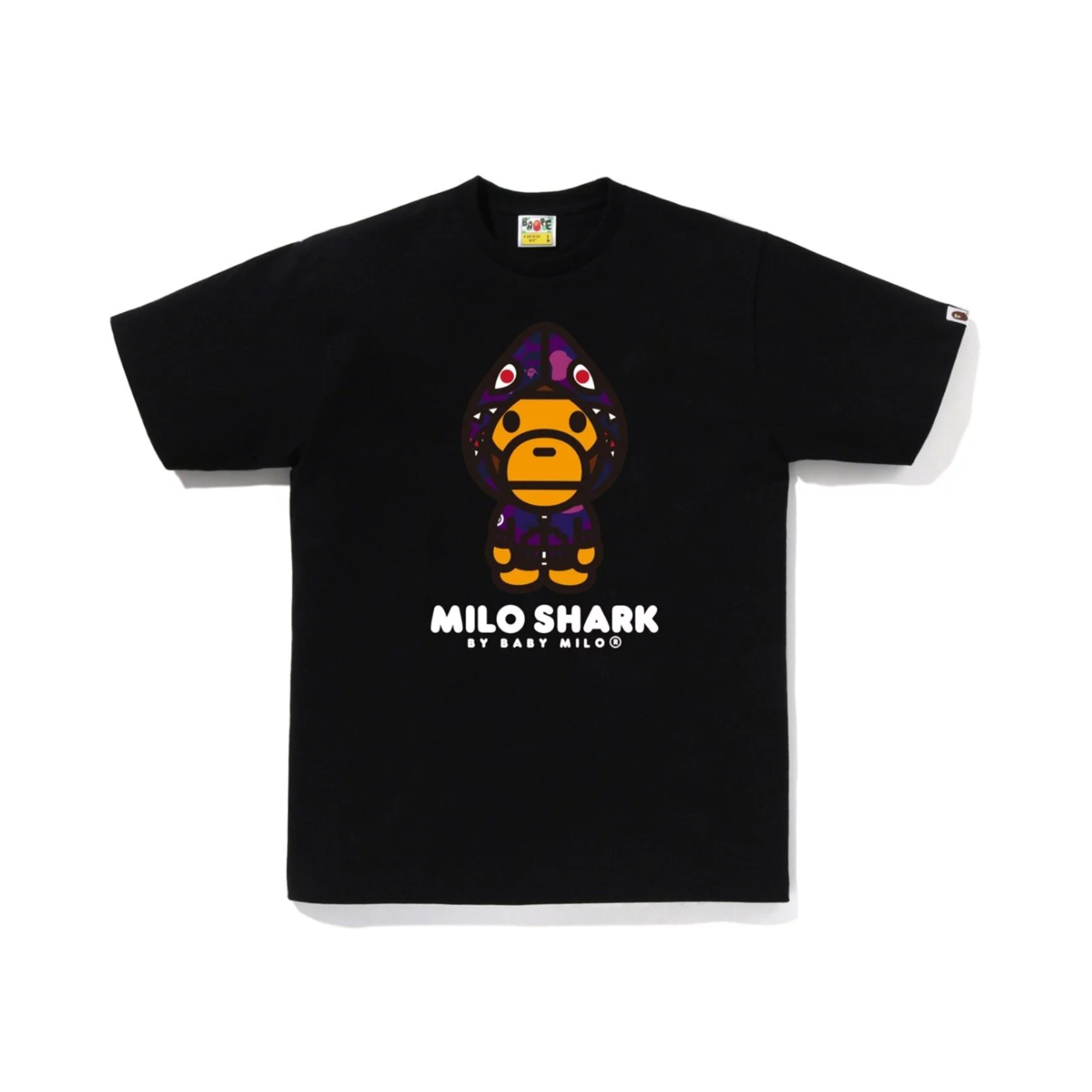 2026AW BAPE A BATHING APE COLOR CAMO MILO SHARK FZH TEE 新款 小猴子 鯊魚外套 迷彩 短T 現貨 2M80110009