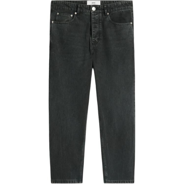 【代購】Ami Paris Logo Patch Tapered Fit Jeans HTR103CO0037-001