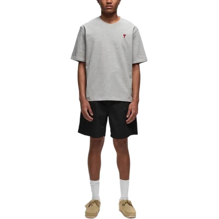 【代購】AMIPARIS T Shirts Men's Gray Crew Neck Moderate UTS0057260-951