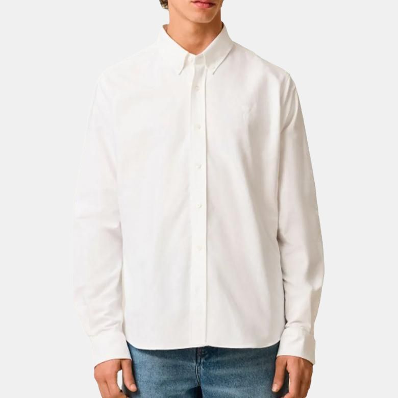 【代購】Ami Paris Ami De Coeur Logo Embroidered Shirt USH060CO0031-168
