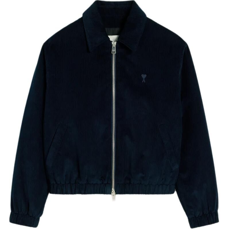 【代購】Ami Paris Ami De Coeur Zip Up Corduroy Shirt Jacket HJK037-CO0089-4011