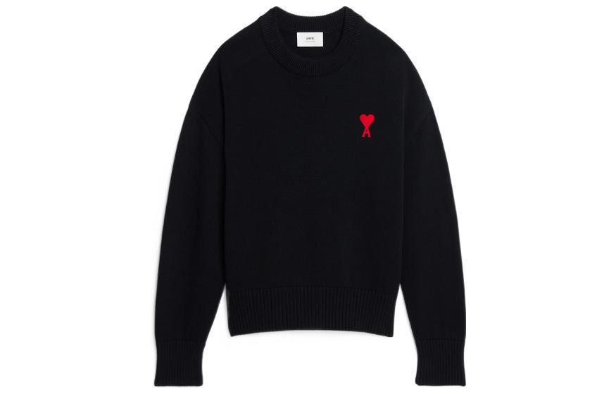 【代購】Ami Small A Heart Crew Knit UKS008016-009
