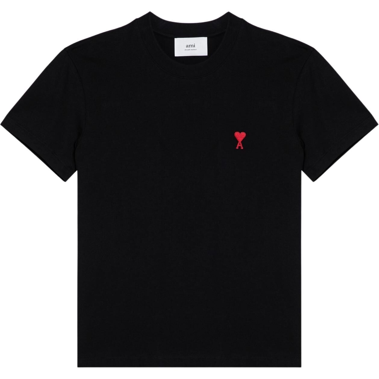 【代購】Ami Paris Small Red Ami De Coeur T shirt BFUTS001U724-001