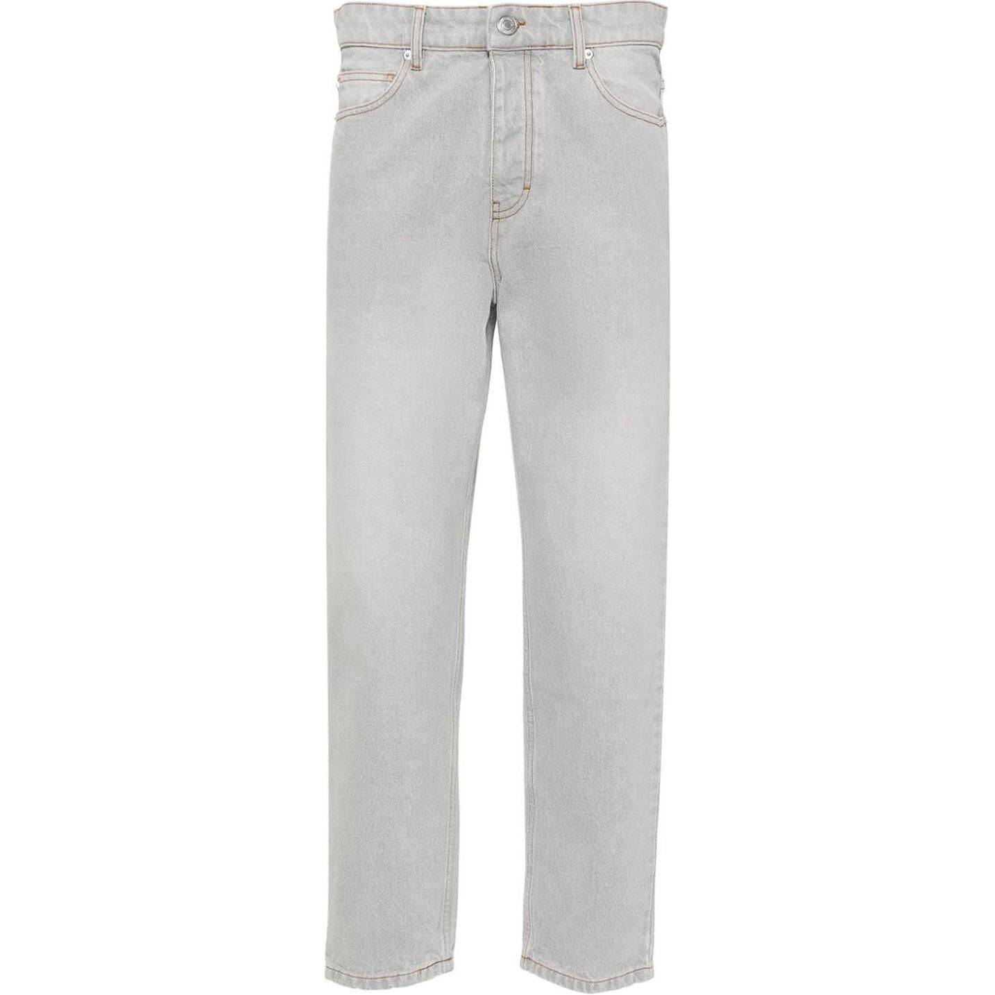 【代購】Ami Logo Patch Straight Leg Jeans HTR103DE00280-555