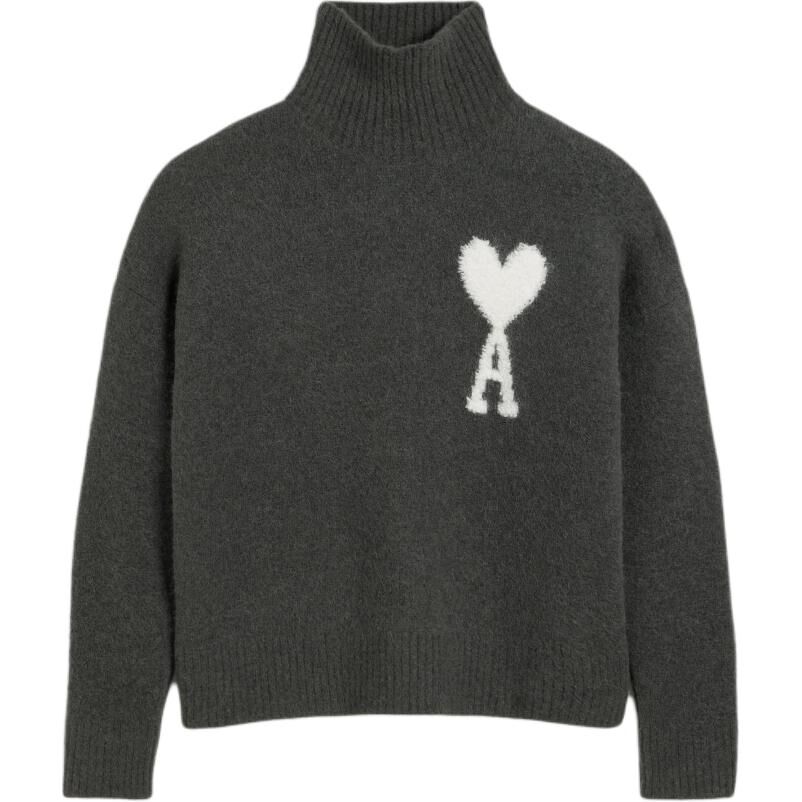 【代購】Ami Paris Ami De Coeur High Neck Knitted Jumper UKS425KN0032-061