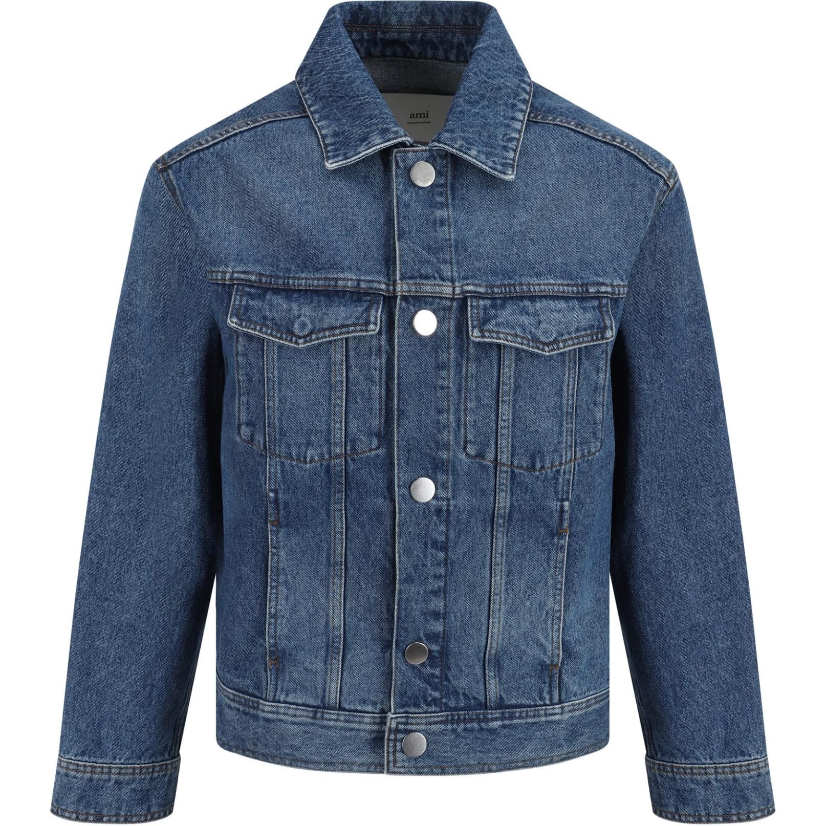 【代購】Ami Trucker Jacket HJK257DE0031-480