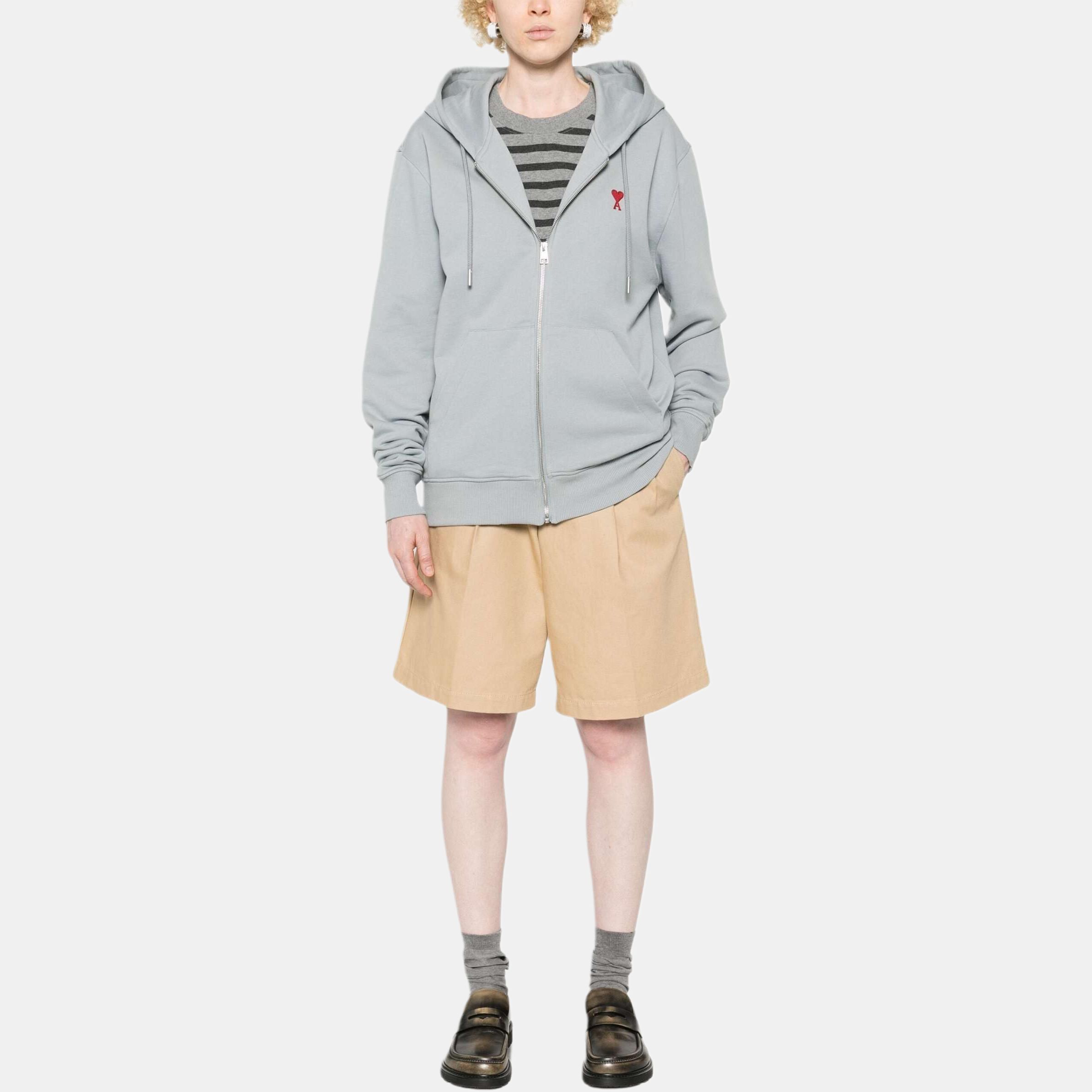【代購】AMIPARIS Ami De Coeur Hoodie USW435730-BLUE