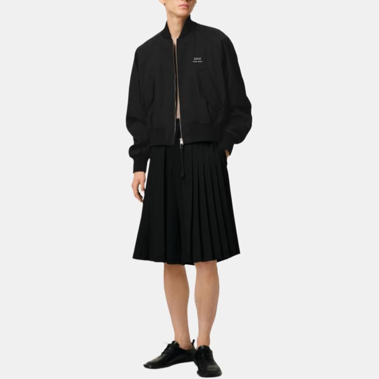 【代購】Ami Paris Twill Bomber Jacket HJK012PA0007-001