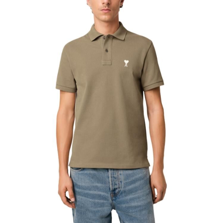 【代購】Ami Paris Ami De Coeur Logo Embroidered Polo Shirt HPL060760-375