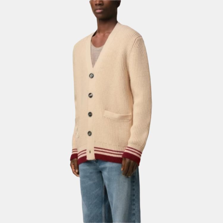 【代購】Amiparis ribbed cardigan UKC168KN0068-136