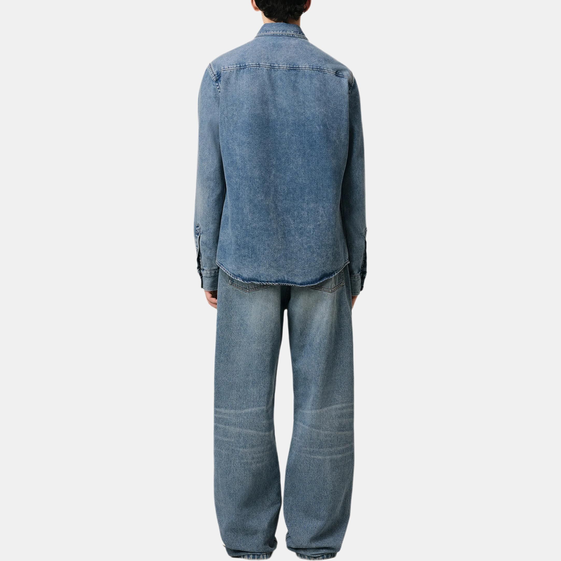 【代購】Ami Paris Ami De Coeur Curved Hem Shirt USH063DE0056-480