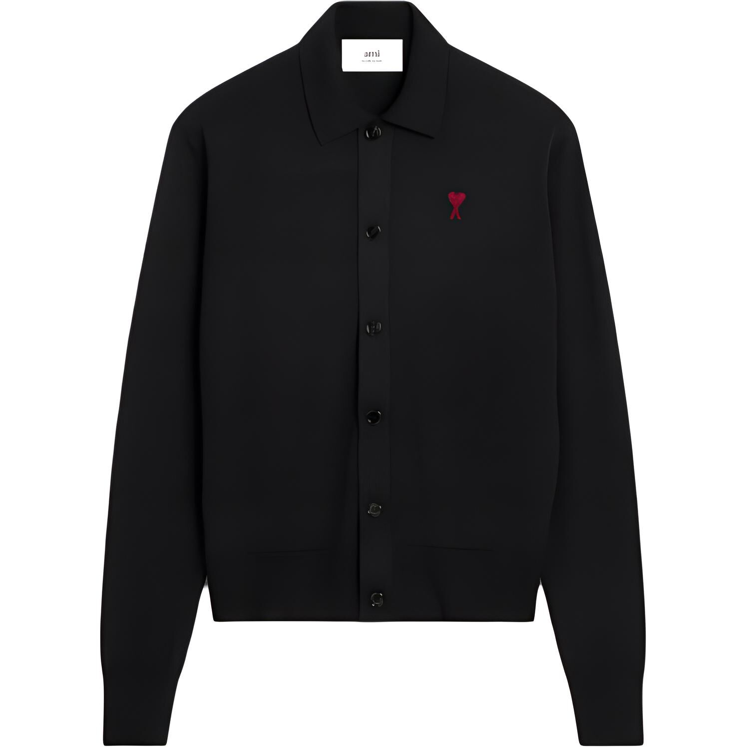 【代購】Ami Paris Ami De Coeur Knitted Cardigan HKC211KN0025-001