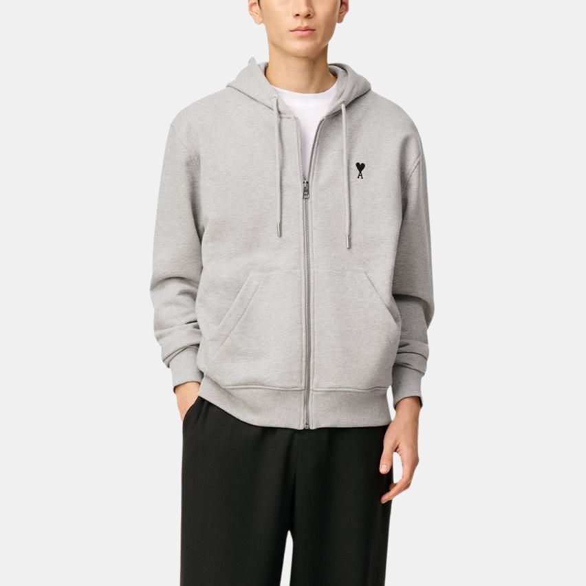 【代購】Ami Paris Ami De Coeur Zipped Hoodie HSW765730-0951