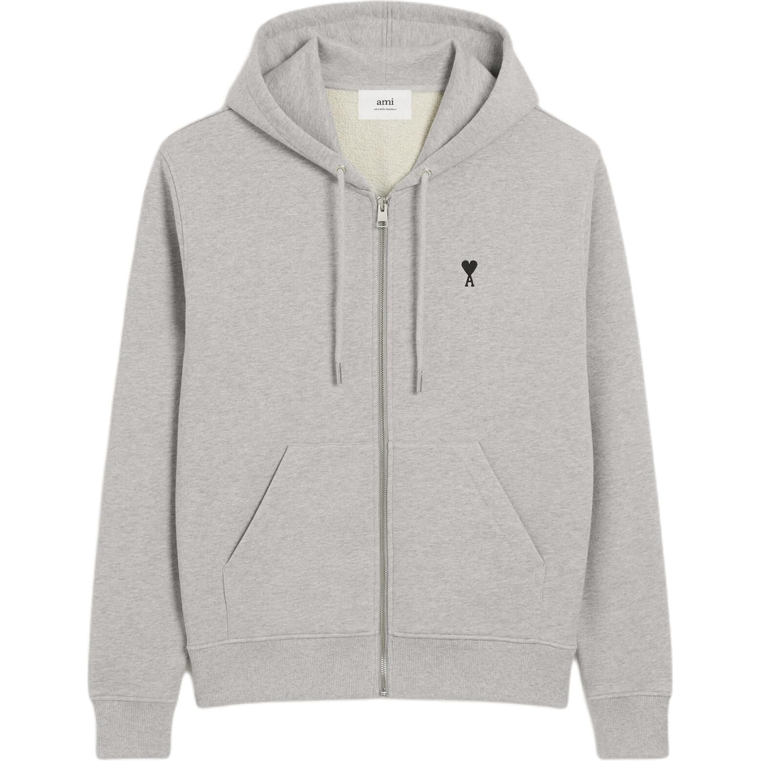 【代購】Ami Paris Ami De Coeur Zipped Hoodie HSW765730-0951