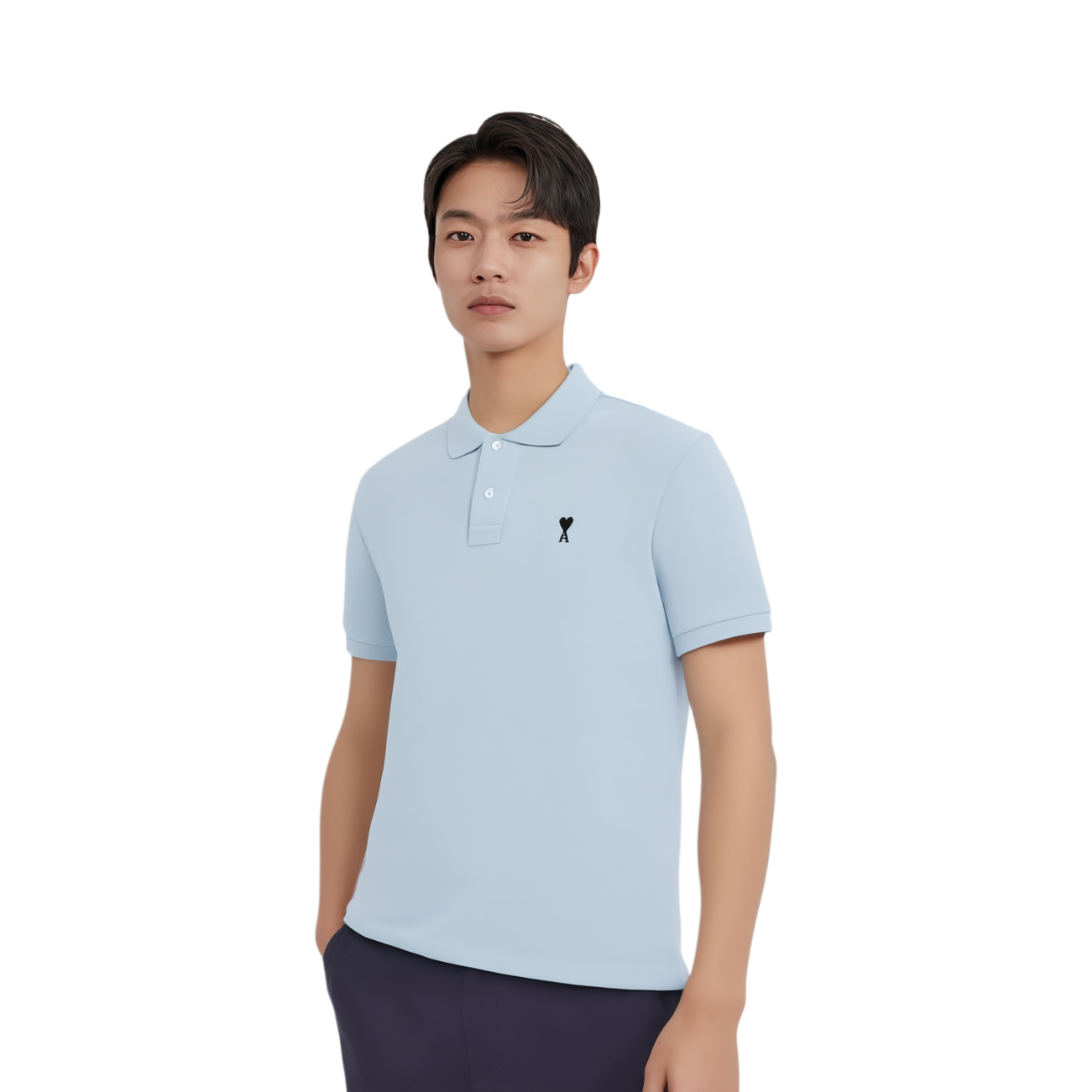 【代購】Amiparis Ami de Coeur cotton polo shirt HPL411-760-4506