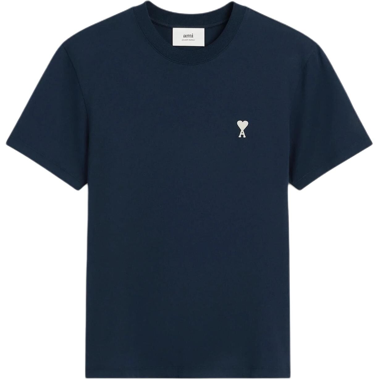 【代購】Ami Paris Ami De Coeur Logo Embroidered Crewneck T Shirt HTS060724-430