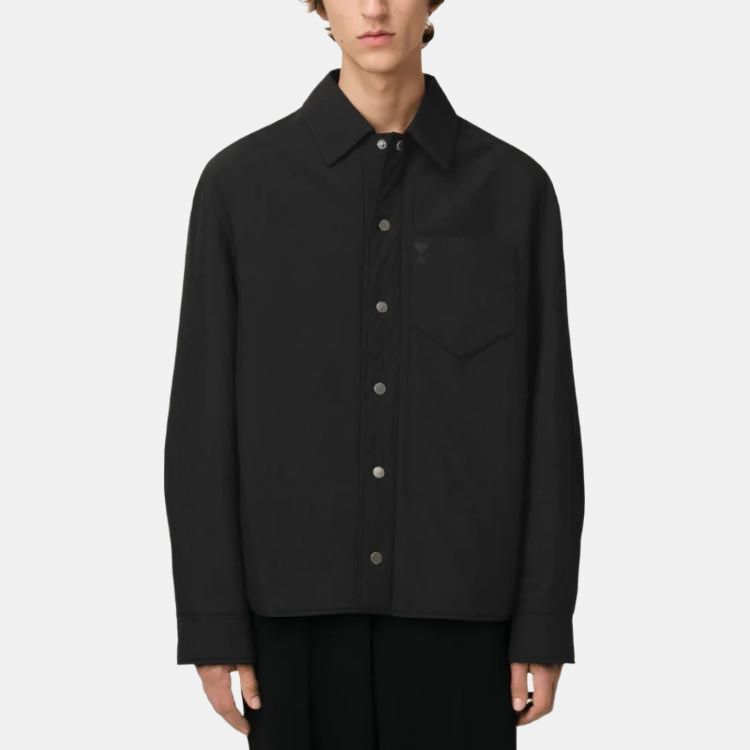 【代購】Ami Paris Ami De Coeur Padded Overshirt HJK248PA0009-001