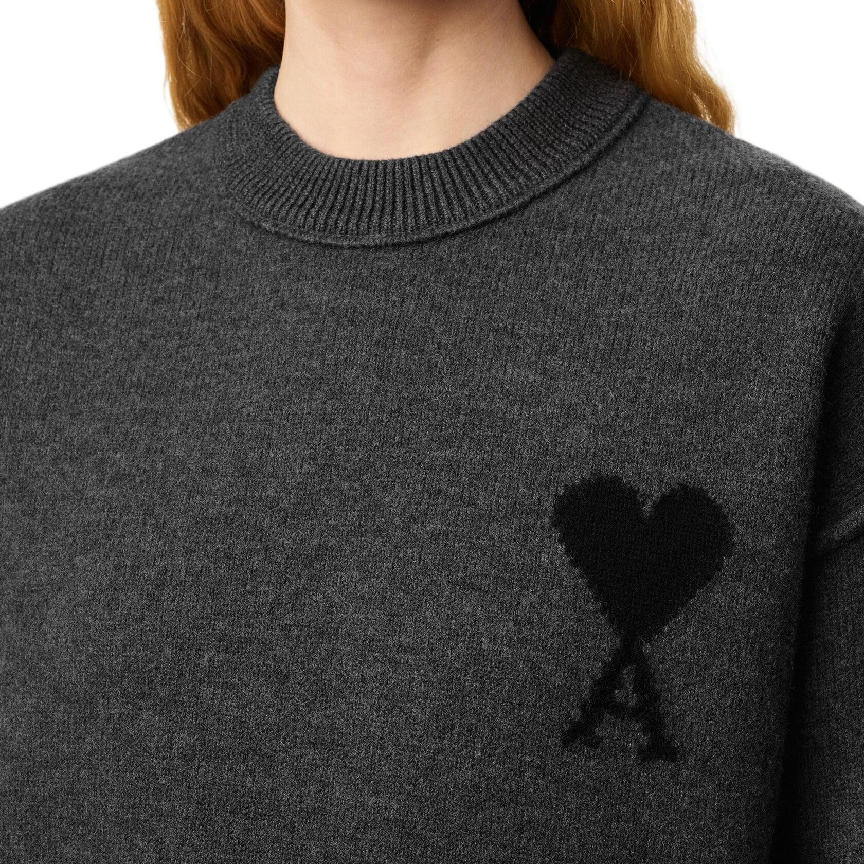 【代購】Amiparis Ami De Coeur crew-neck wool sweater UKS8380180504