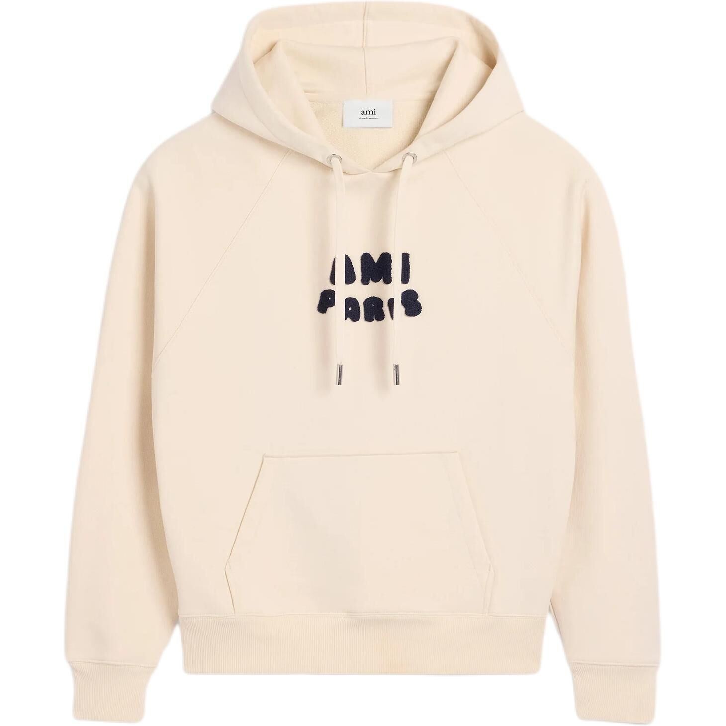 【代購】Ami Paris Logo Patch Drawstring Hoodie USW275747136