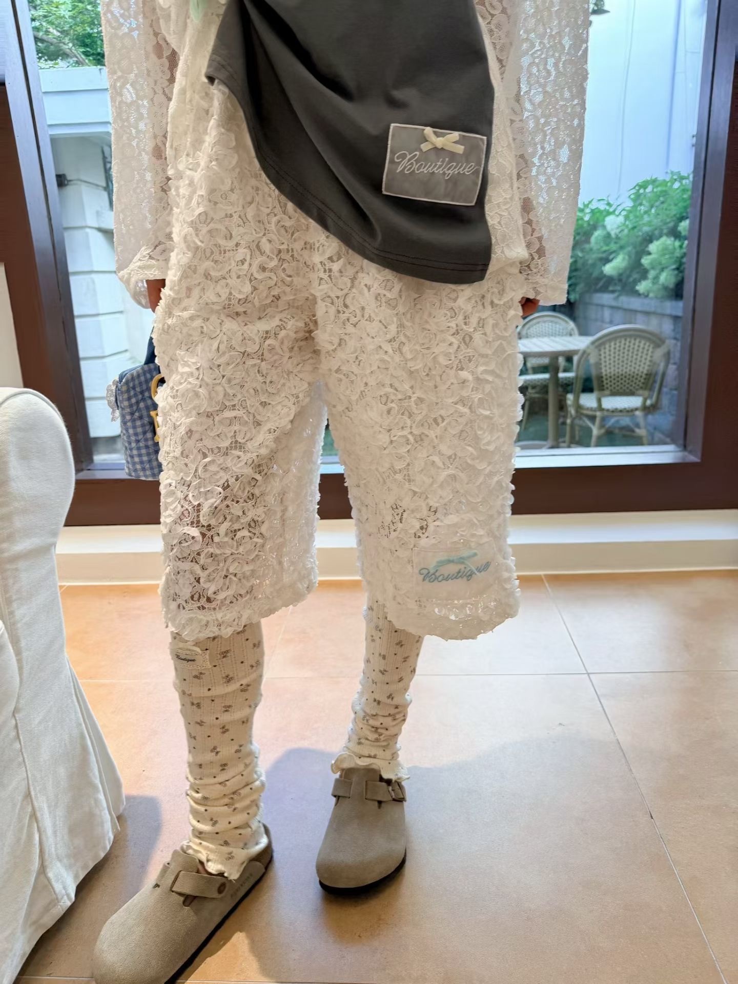 小花襪套