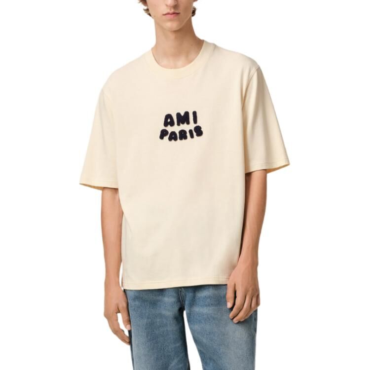 【代購】Ami Paris Logo Patch Crewneck T Shirt UTS075726136