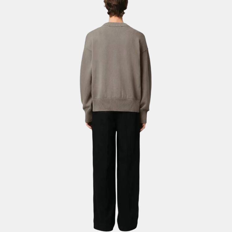 【代購】Ami Paris Logo Embroidered Knitted Cardigan HKC163KN0063-0952