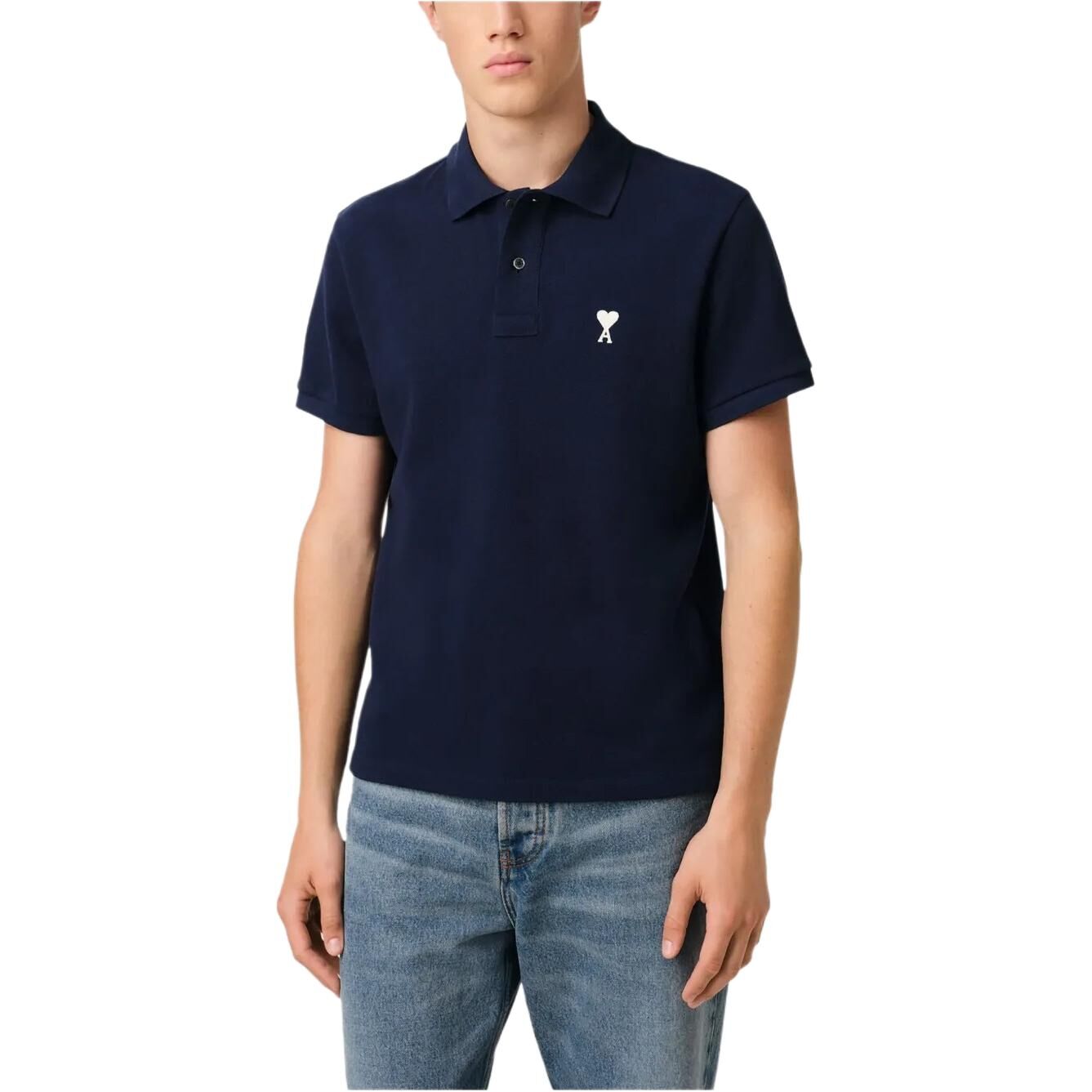 【代購】Amiparis Paris Ami de Coeur Logo Embroidered Polo Shirt HPL060760-430