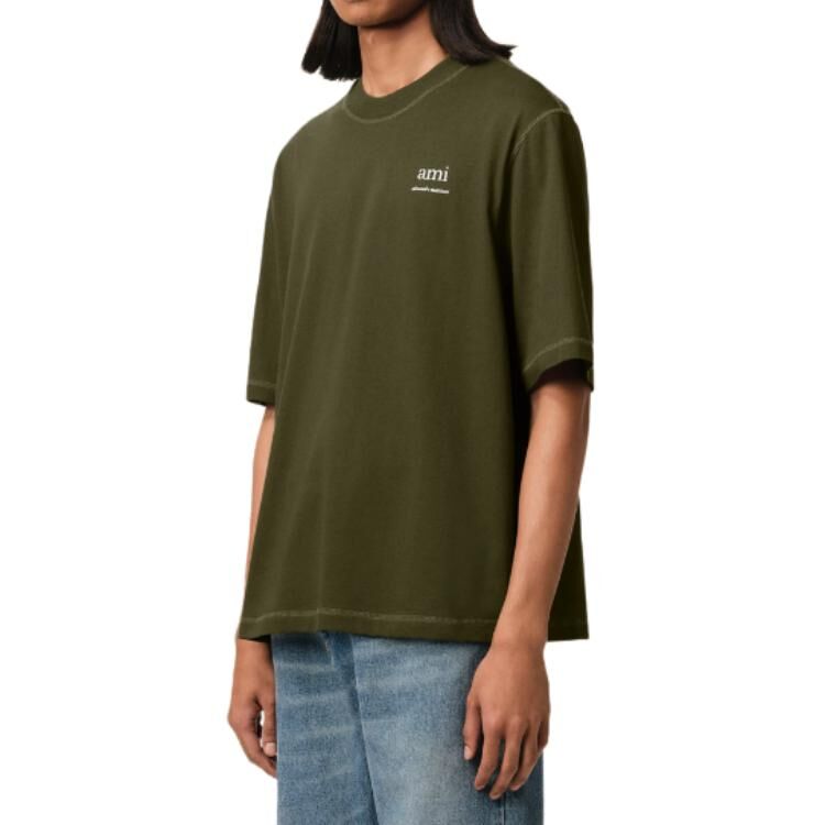 【代購】Ami Paris Logo Printed Oversized Fit T Shirt HTS048JE0119376