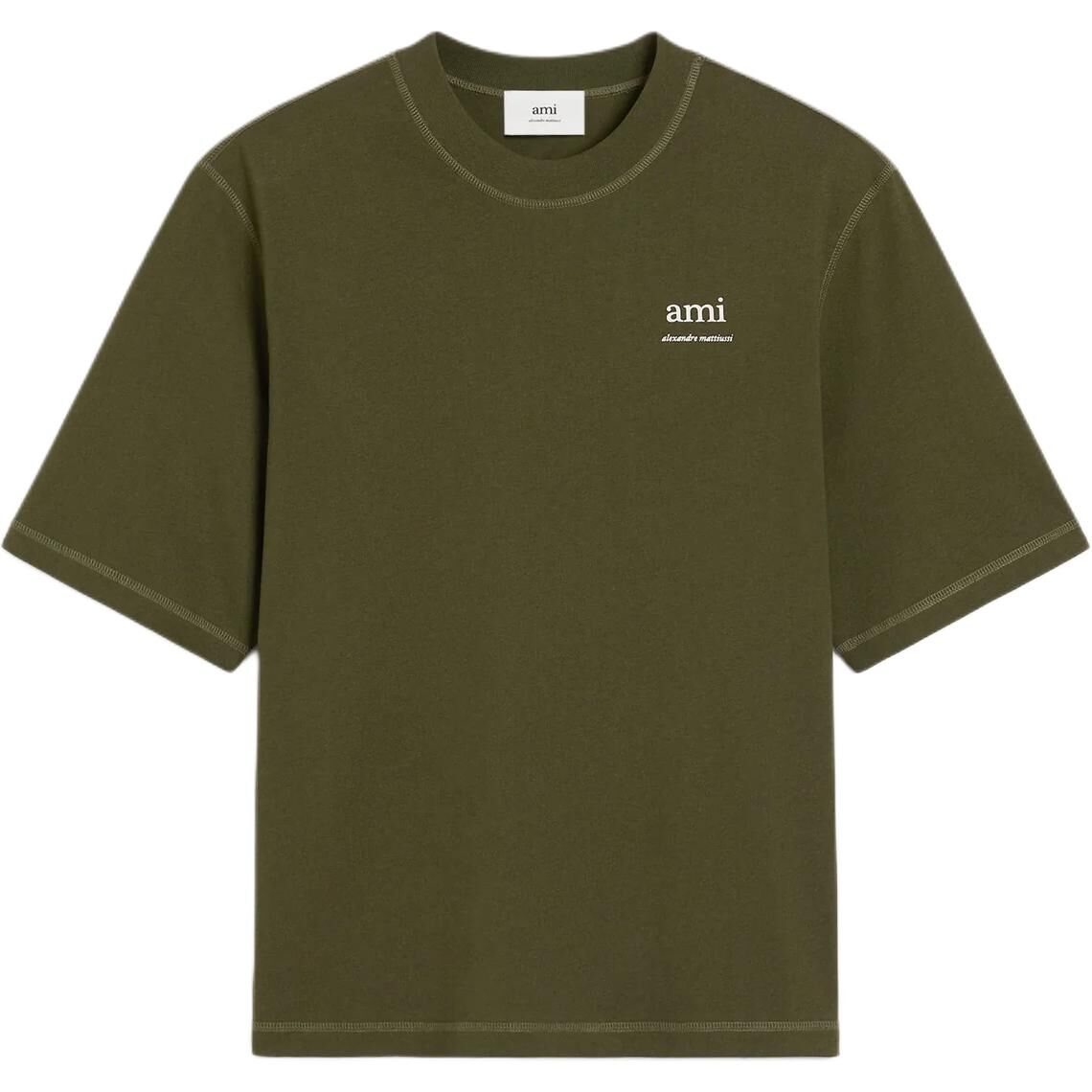 【代購】Ami Paris Logo Printed Oversized Fit T Shirt HTS048JE0119376