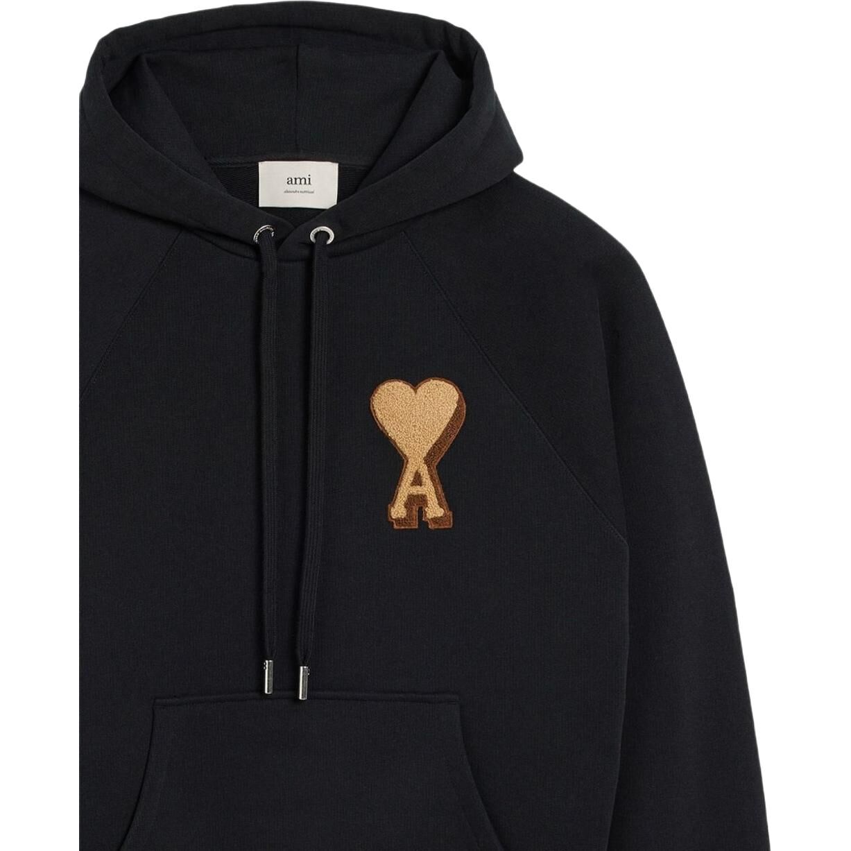 【代購】Amiparis logo-embroidered hoodie USW770747-001
