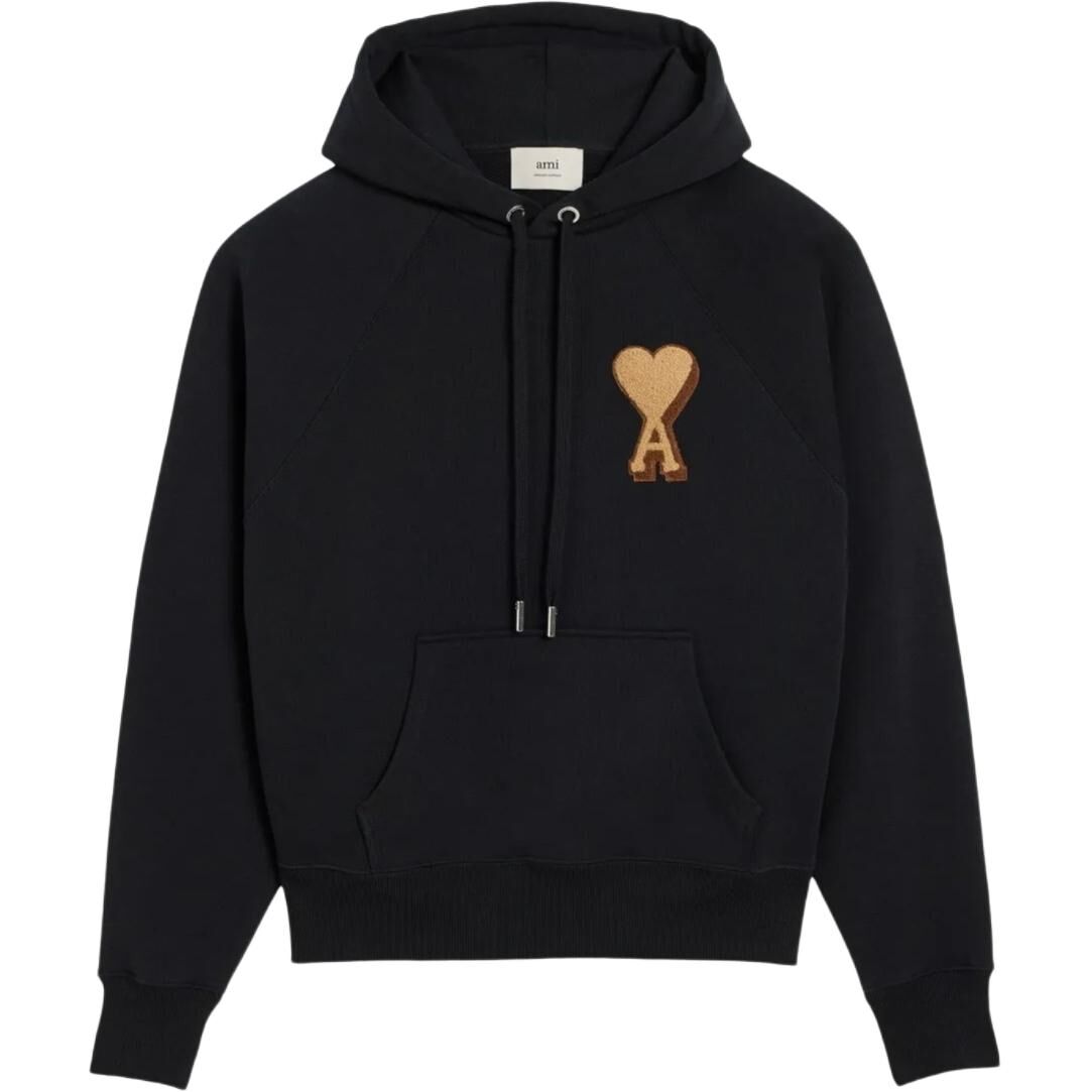 【代購】Amiparis logo-embroidered hoodie USW770747-001