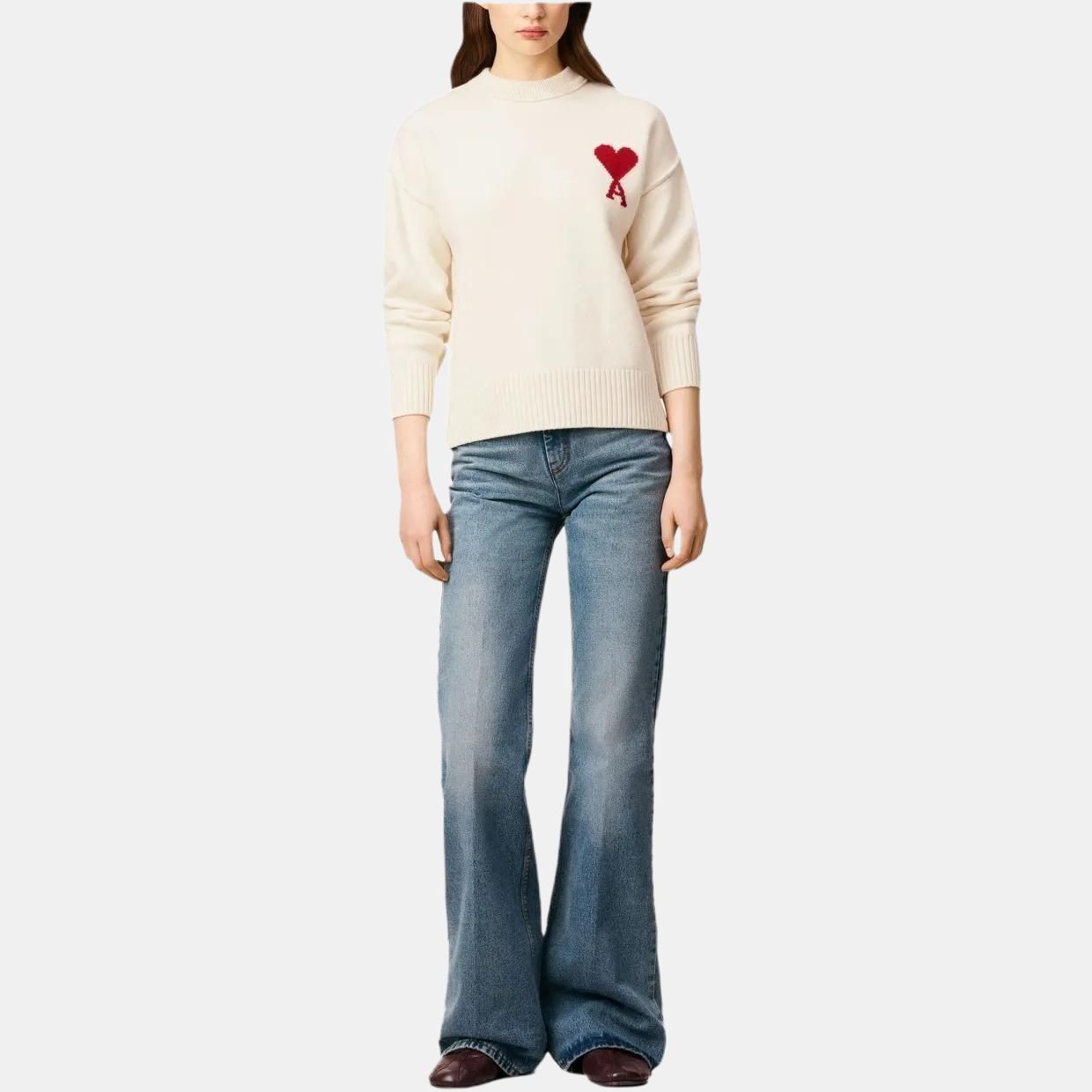 【代購】Ami Paris Ami De Coeur Crewneck Jumper UKS838018-154
