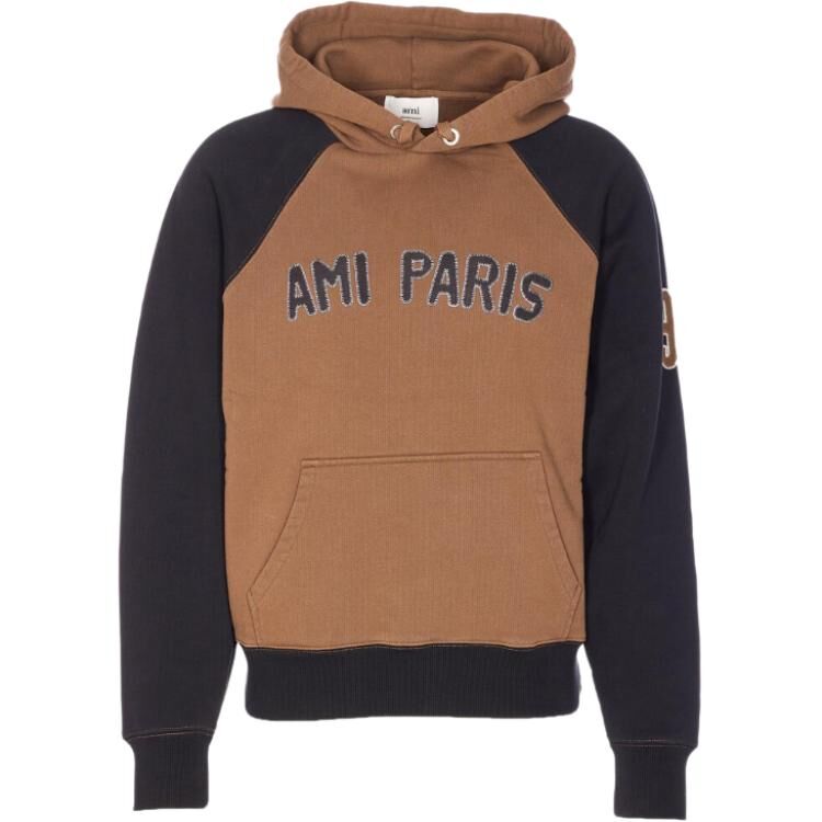 【代購】Ami Paris Logo Embroidered Drawstring Hoodie HSW7687472-162