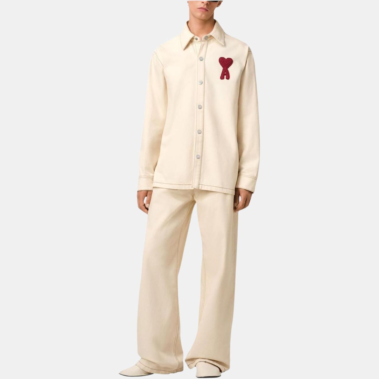 【代購】AMIPARIS Ami De Coeur Shirt Jacket E25HJK276DE0039-136