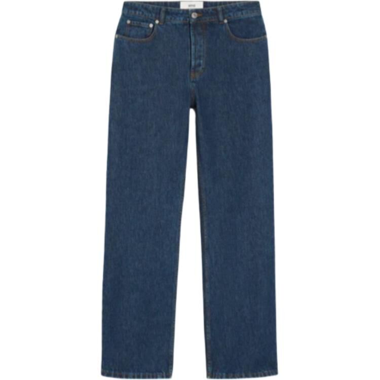 【代購】Amiparis loose-fit cotton blue jeans HTR450DE0104402