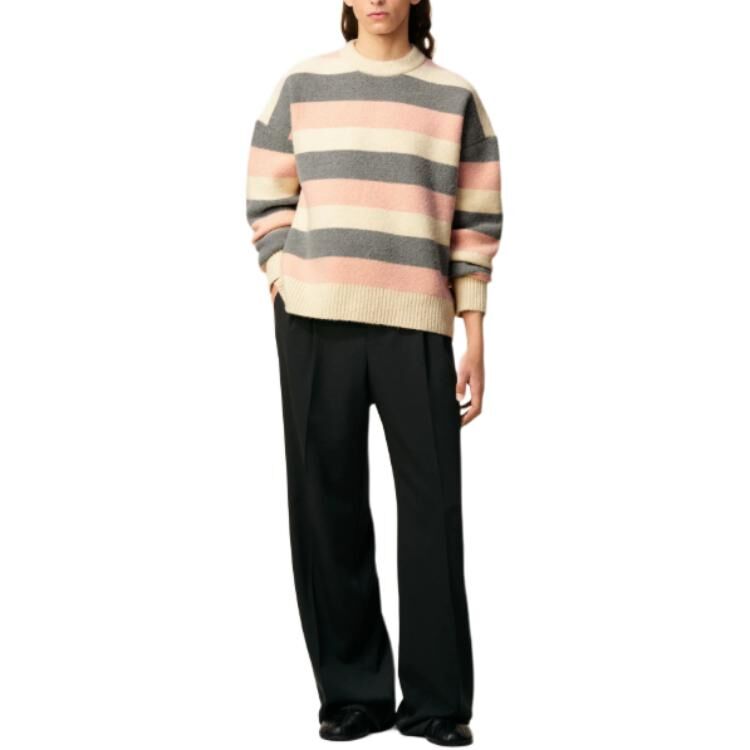 【代購】Amiparis Paris Striped Crewneck Sweater UKS841KN01260544