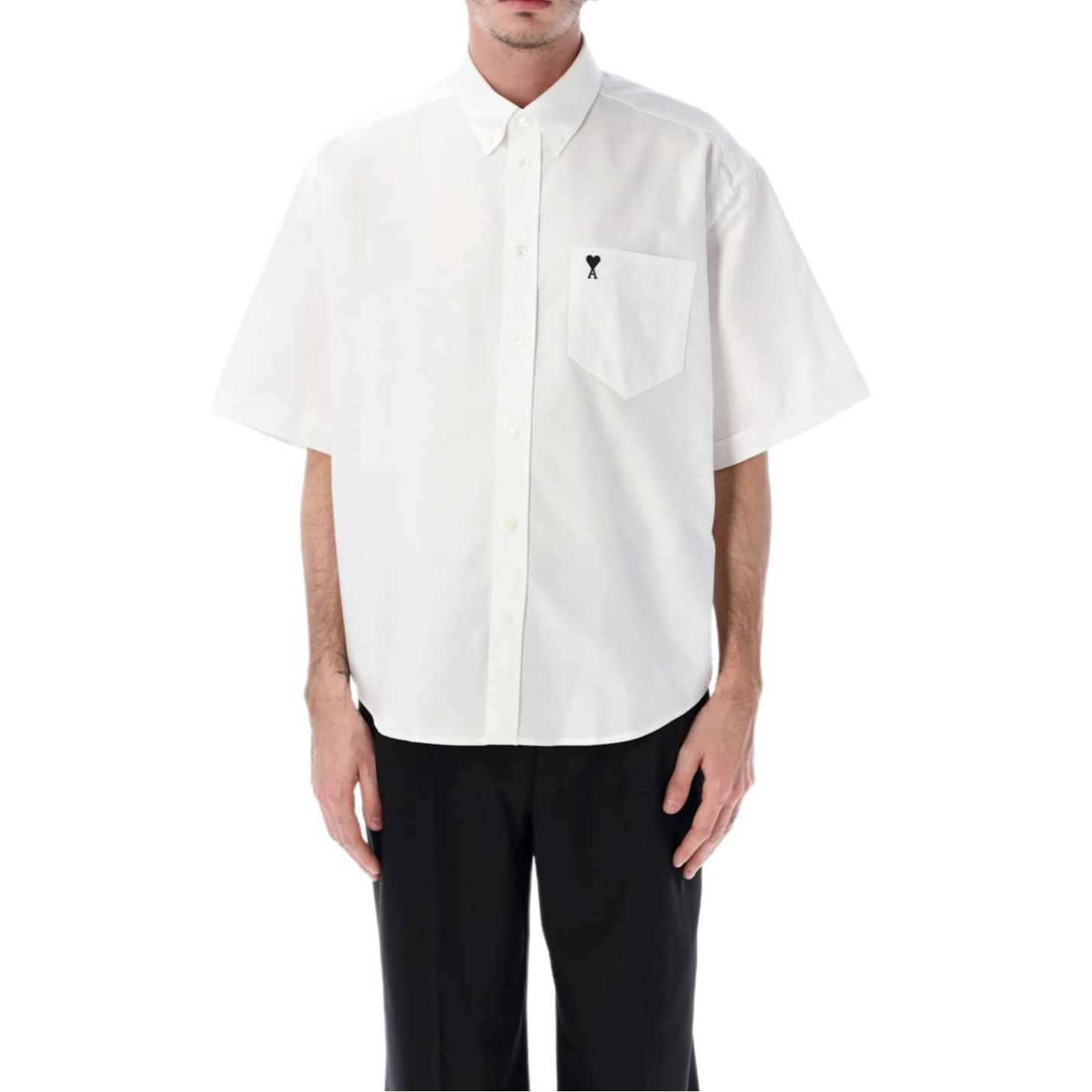 【代購】Amiparis Short-Sleeved Curved Hem Shirt HSH823CO0031168