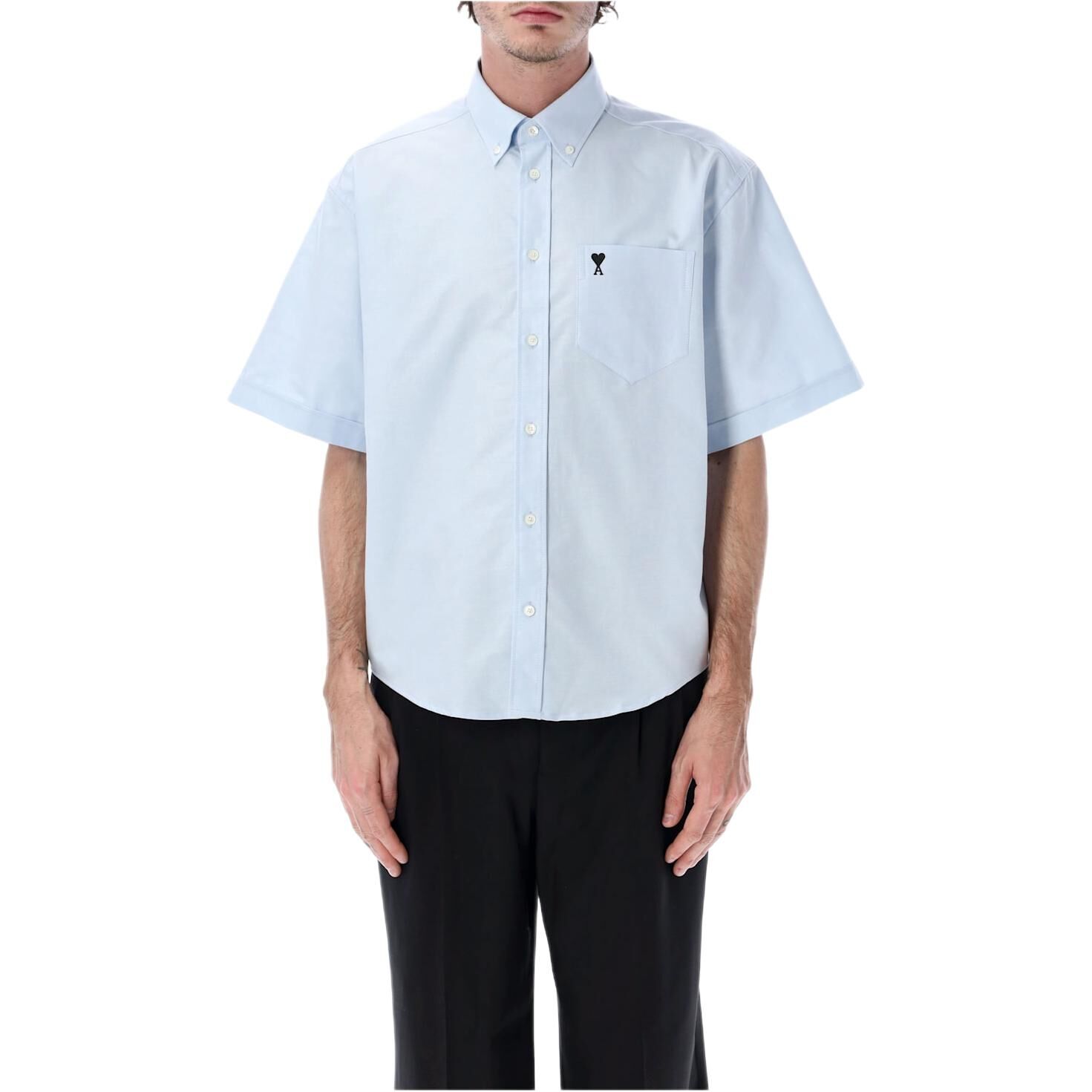 【代購】Amiparis Short-Sleeved Curved Hem Shirt HSH823CO0031450