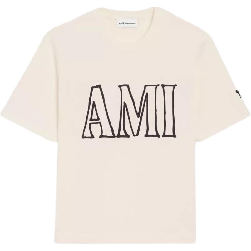 【代購】Amiparis Ami Alexandre Matiussi Logo Printed T-Shirt UTS380726-136