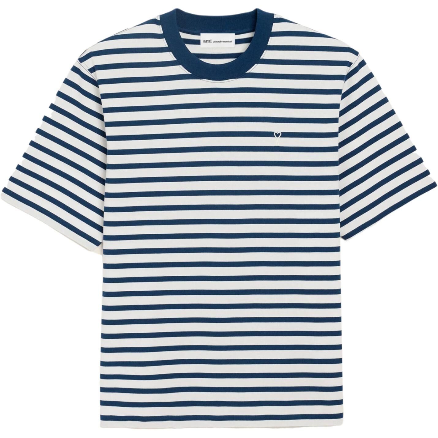 【代購】Amiparis Ami de Coeur Short Sleeves Marinière T-Shirt UTS374JE0210-044