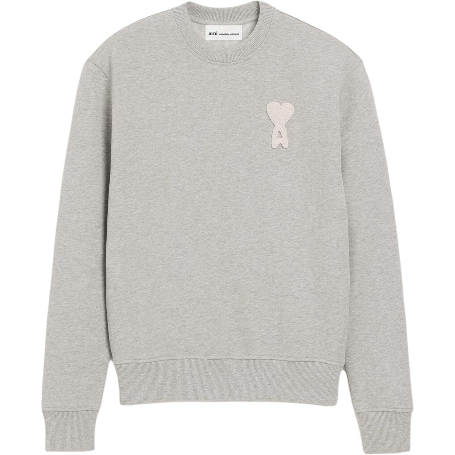 【代購】Amiparis Ami De Coeur logo-patch sweatshirt USW787730A161