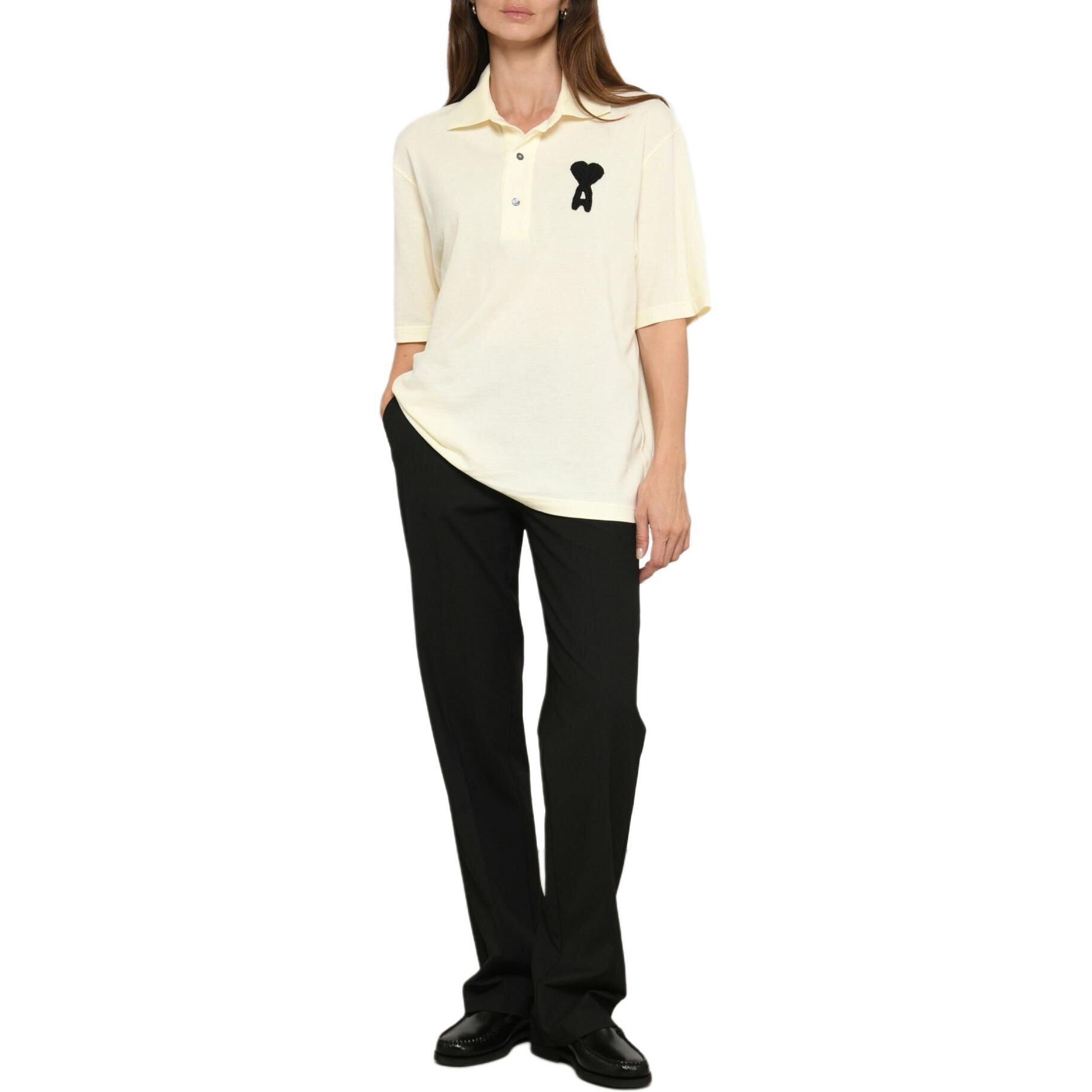 【代購】Amiparis Ami De Coeur Short-Sleeved Polo Shirt UPL428JE02211-360