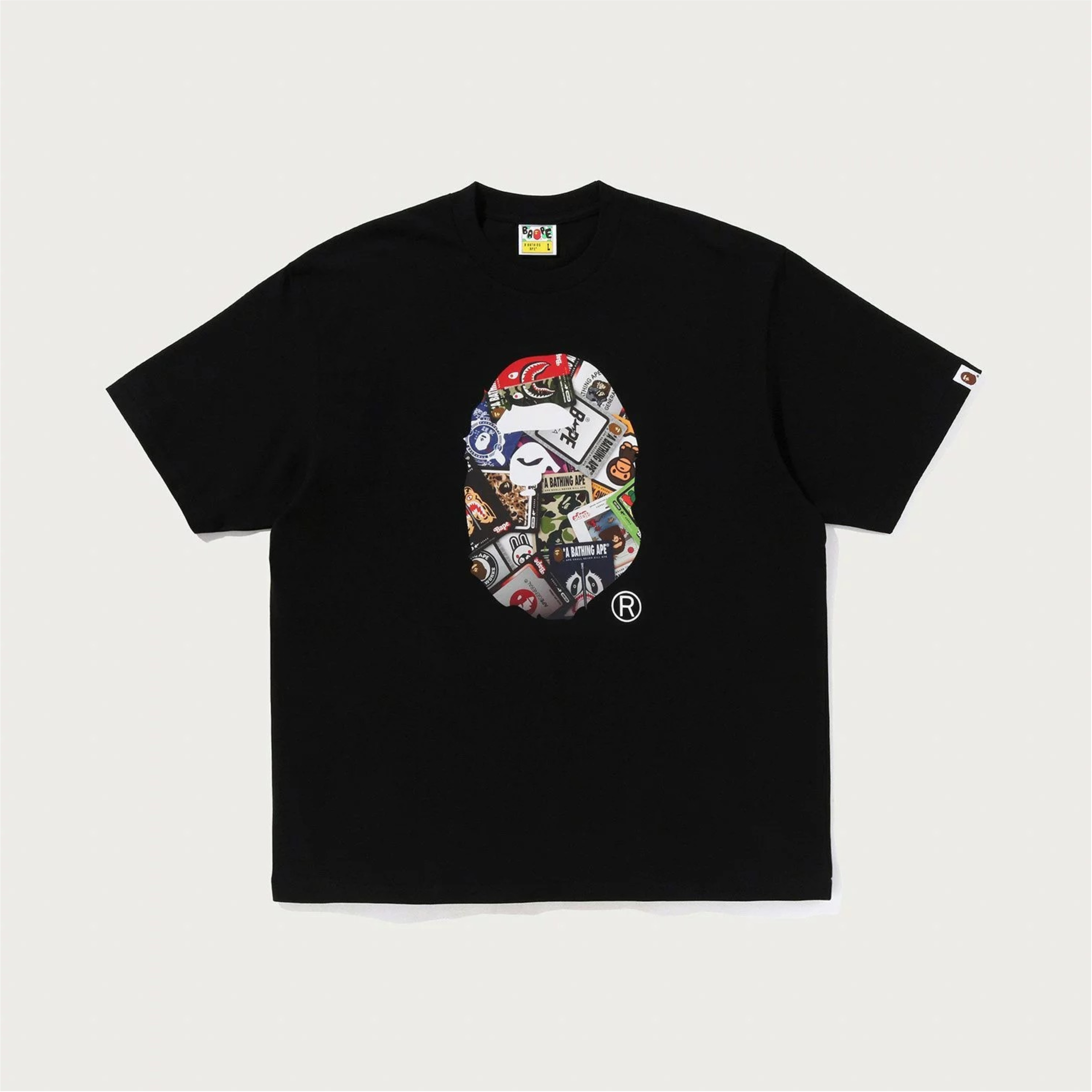 2026AW A BATHING APE BAPE TRADING CARD RELAXED FIT TEE 卡牌 限定 大頭 寬版 短T 現貨 1M20110301