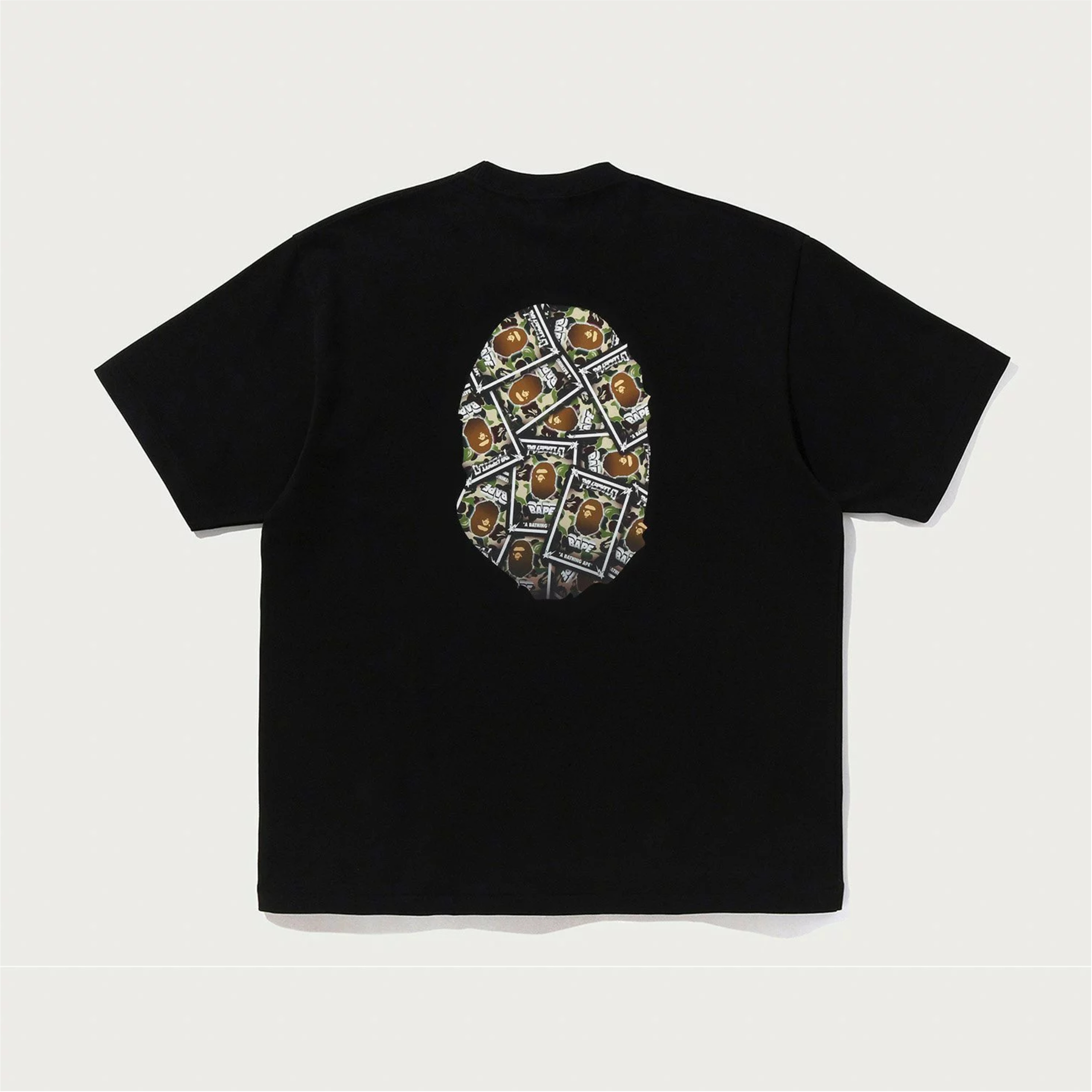 2026AW A BATHING APE BAPE TRADING CARD RELAXED FIT TEE 卡牌 限定 大頭 寬版 短T 現貨 1M20110301