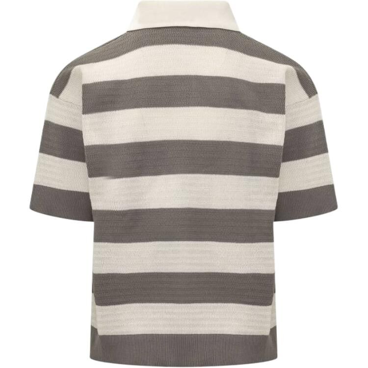 【代購】Amiparis Paris Striped Knitted Polo Shirt HPL432KN0153A152